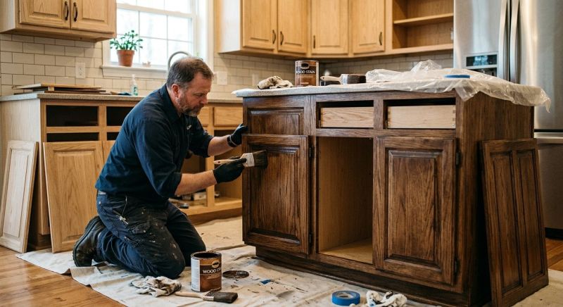 Cabinet Staining Service in Muncie, IN