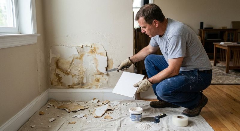 Basement Drywall Repair in Alpharetta, GA