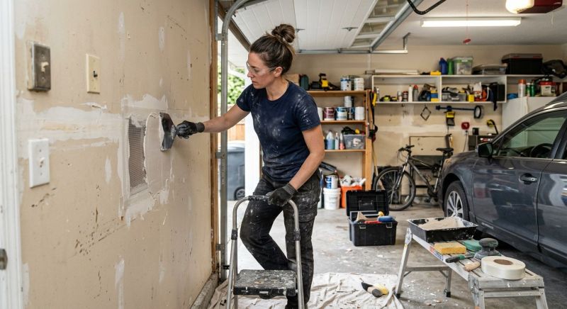 Basement Drywall Repair in Wilmington, NC