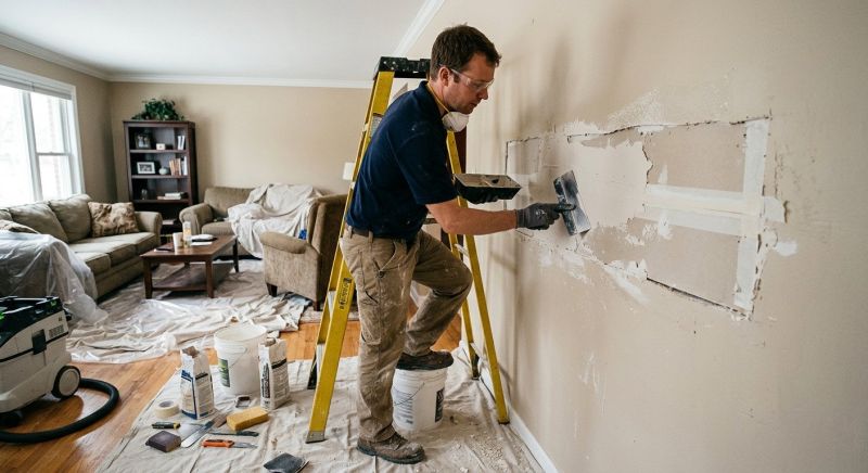 Basement Drywall Repair in Kansas City, KS