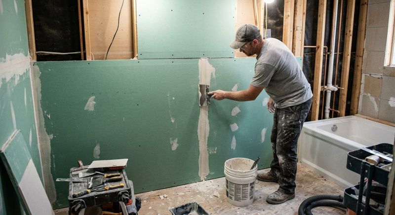 Bathroom Drywalling in Conroe, TX