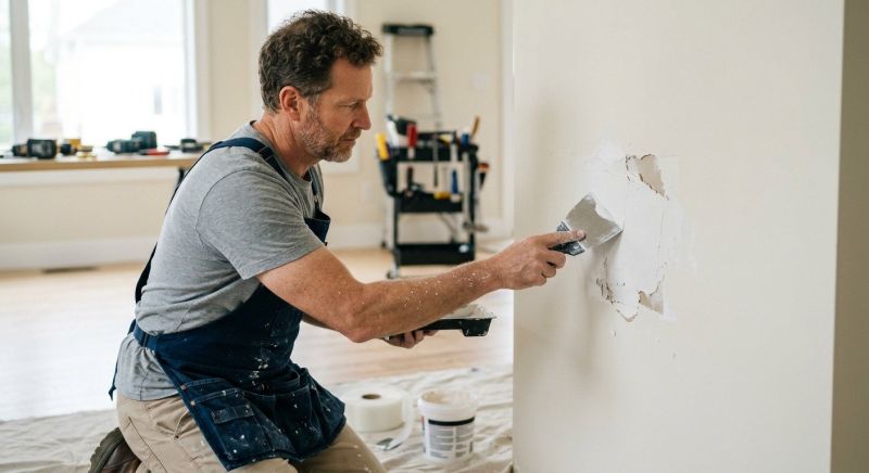 Bathroom Wall Patching in Kansas City, KS
