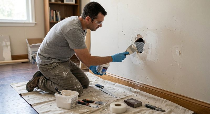 Bedroom Wall Repair in Olathe, KS