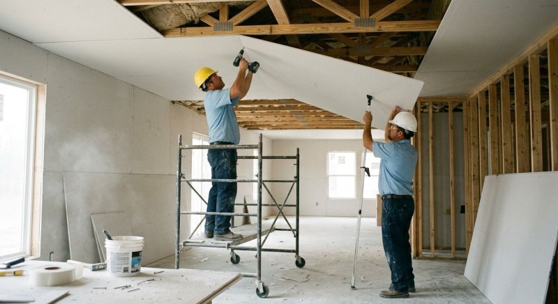 Ceiling Drywall Replacement in Kansas City, MO