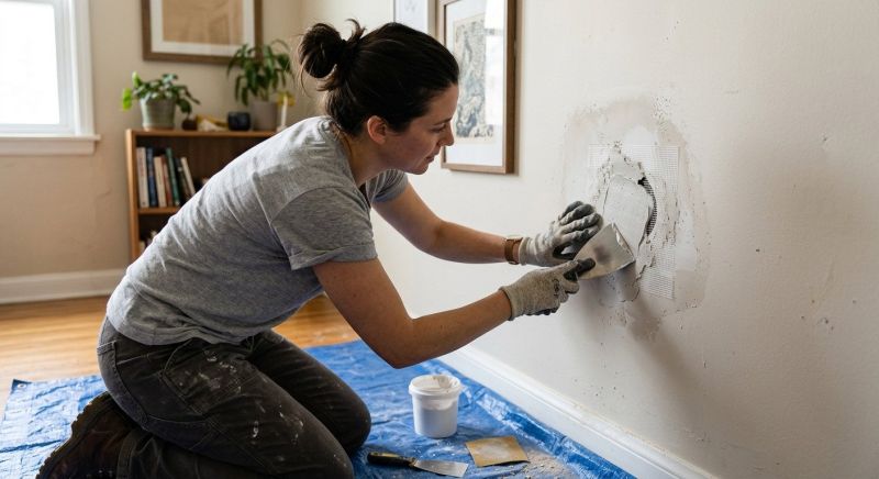 Ceiling Hole Repair in Conroe, TX
