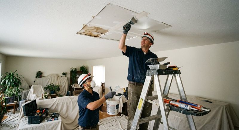 Ceiling Water Damage Repair in Wilmington, NC