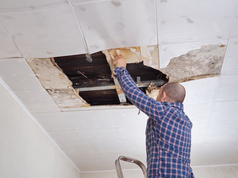 Ceiling Water Damage Repair in Kansas City, KS