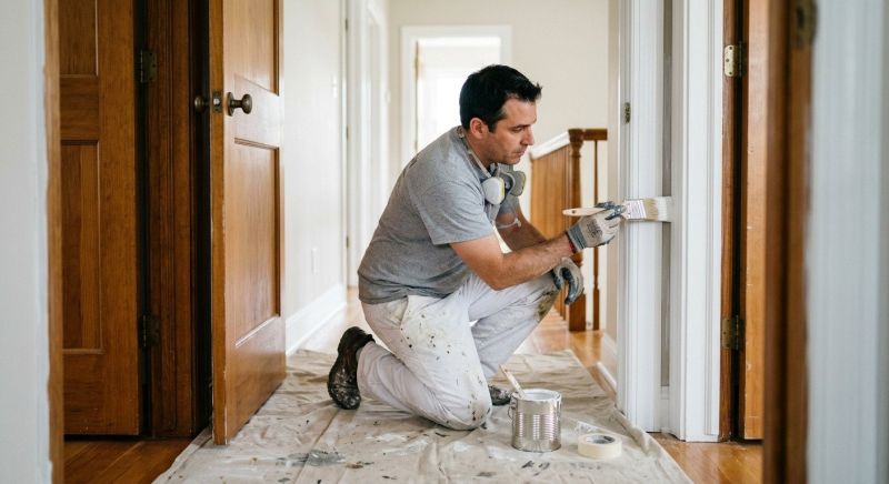 Door Trim Painting in Waco, TX