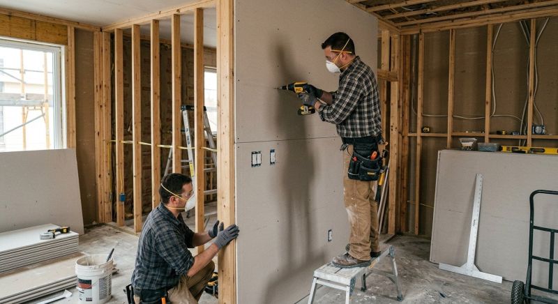 Garage Wallboard Installation in Denver County, CO