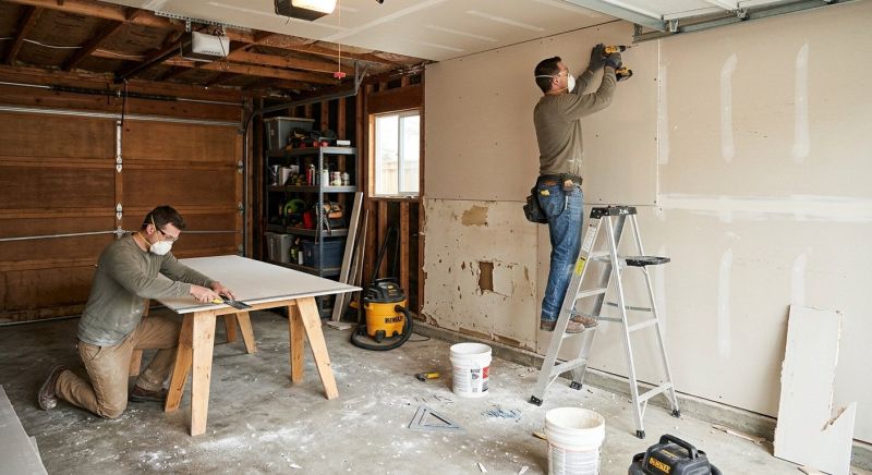 Garage Wallboard Installation in Alpharetta, GA