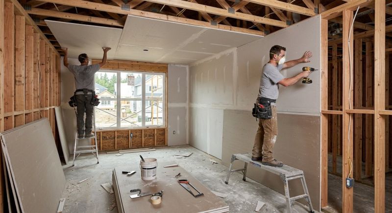 House Drywall Installation in Overland Park, KS