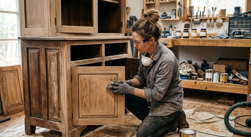Kitchen Cupboard Refinishing in Lafayette, IN