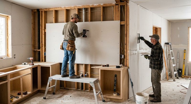 Kitchen Drywall Installation in Olathe, KS