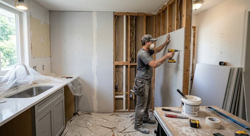 Kitchen Drywall Installation in Olathe, KS