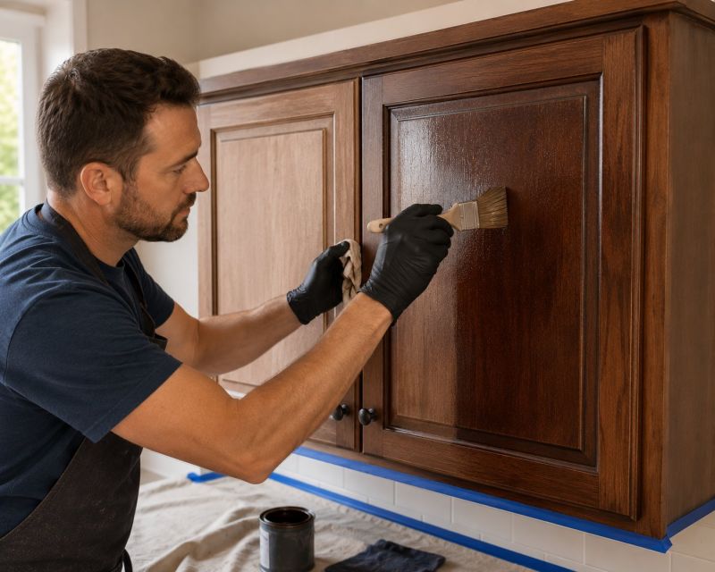 Oak Cabinet Refinishing in Indianapolis, IN