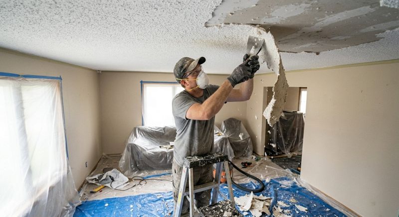 Textured Ceiling Scraping in Waco, TX