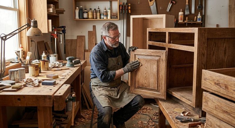 Wood Cabinet Refinishing in Cincinnati, OH